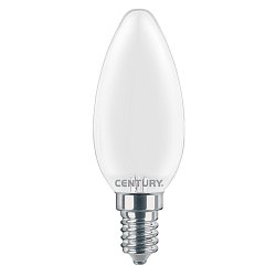 Obrázek pro produkt LED FILAMENT SVÍČKA SATÉN 4W E14 4000K 470Lm 360d 35x97mm IP20  - CENTURY