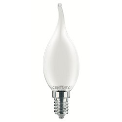 Obrázek pro produkt LED FILAMENT SVÍČKA PLAMEN SATÉN 4W E14 4000K 470Lm 360d 35x118mm IP20  - CENTURY
