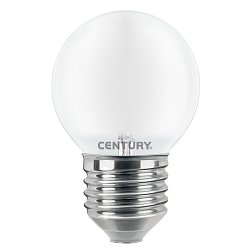 Obrázek pro produkt LED FILAMENT MINI GLOBE SATEN 4W E27 4000K 470Lm 360d DIMM 45x72mm IP20  - CENTURY