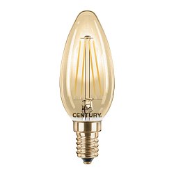 Obrázek pro produkt LED FILAMENT SVÍČKA EPOCA 4W E14 2200K 320Lm 360d DIMM 35x97mm IP20  - CENTURY