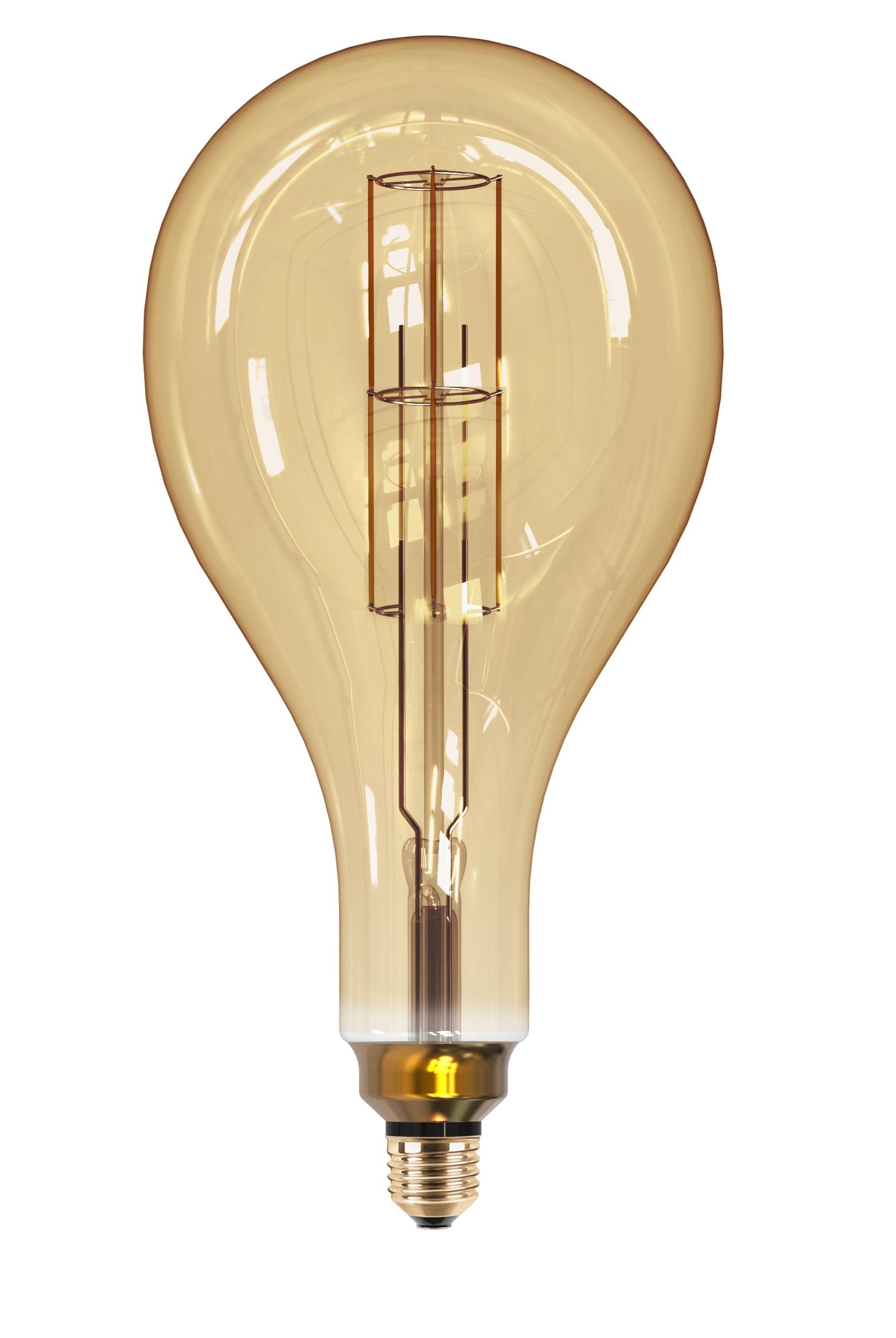 CEN INVPS160-082722 LED TWIST FILAMENT GLOBE 160mm EPOCA DECO VINTAGE 8W E27 2200K 806Lm 360d DIMM 160x230mm IP20 - CENTURY