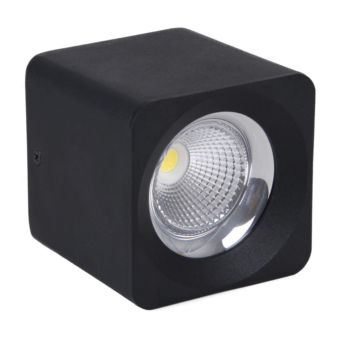 CEN QBNE-109040 Stropní SVÍTIDLO LED QUBE ČERNÉ 90x90x90mm 10W/230VAC 4000K 800Lm 45d IP20 - CENTURY