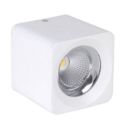 Obrázek pro produkt Stropní SVÍTIDLO LED QUBE BÍLÉ 112x112x123mm 15W/230VAC 4000K 1350Lm 45d IP20  - CENTURY