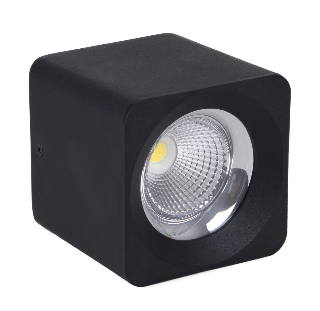 CEN QBNE-1511240 Stropní SVÍTIDLO LED QUBE ČERNÉ 112x112x123mm 15W/230VAC 4000K 1350Lm 45d IP20 - CENTURY