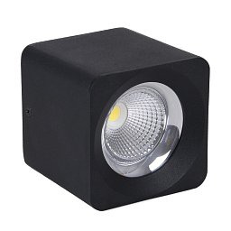 Obrázek pro produkt Stropní SVÍTIDLO LED QUBE ČERNÉ 112x112x123mm 15W/230VAC 4000K 1350Lm 45d IP20  - CENTURY