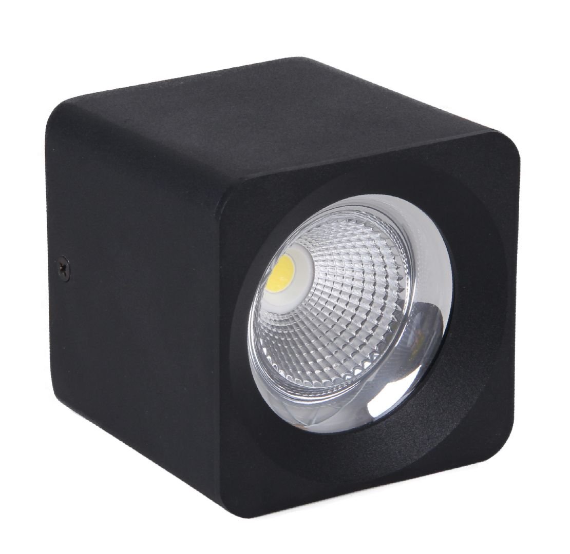 CEN QBNE-2513140 Stropní SVÍTIDLO LED QUBE ČERNÉ 131x131x133mm 25W/230VAC 4000K 2500Lm 45d IP20 - CENTURY