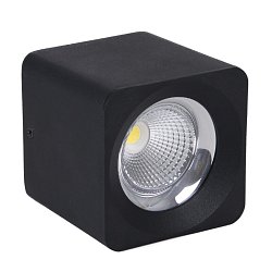Obrázek pro produkt Stropní SVÍTIDLO LED QUBE ČERNÉ 131x131x133mm 25W/230VAC 4000K 2500Lm 45d IP20 - CENTURY