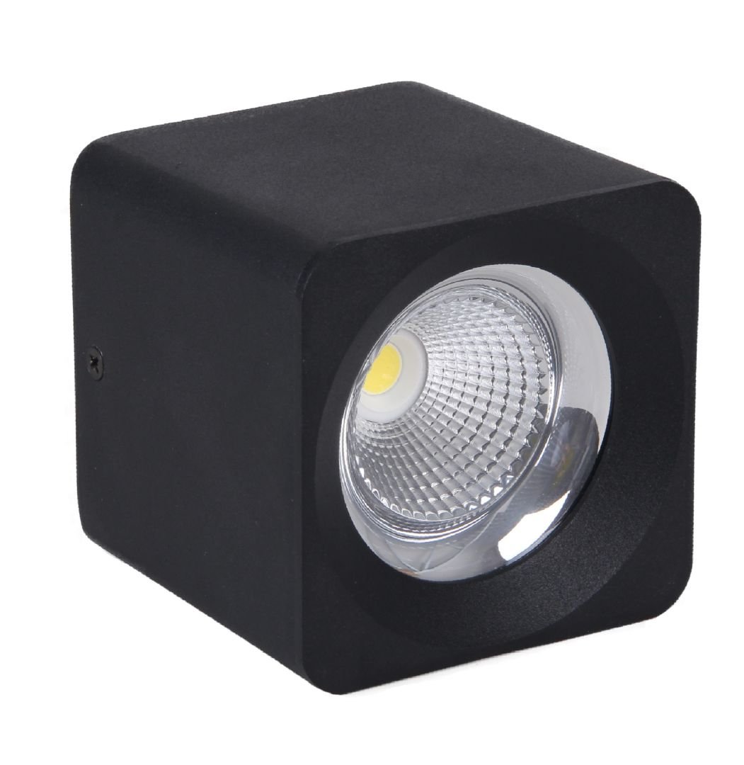 CEN QBNE-3516140 Stropní SVÍTIDLO LED QUBE ČERNÉ 161x161x164mm 35W/230VAC 4000K 3675Lm 45d IP20 - CENTURY