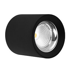 Obrázek pro produkt Stropní SVÍTIDLO LED RONDO ČERNÉ 90x90mm 10W/230VAC 4000K 800Lm 45d IP20  - CENTURY