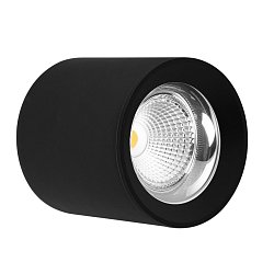 Obrázek pro produkt Stropní SVÍTIDLO LED RONDO ČERNÉ 130x155mm 25W/230VAC 4000K 2500Lm 45d IP20 - CENTURY