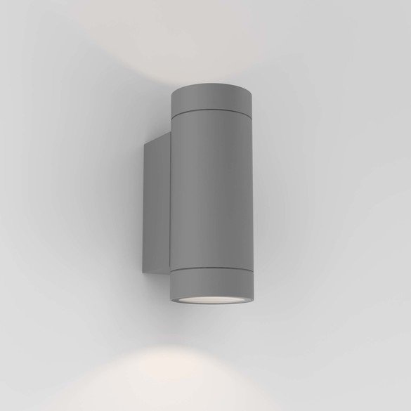 Levně AST 1372013 Nástěnné svítidlo DARMOUTH TWIN LED šedá max. 2x6W GU10 IP54 (starý kód: AST 8540) - ASTRO Lighting
