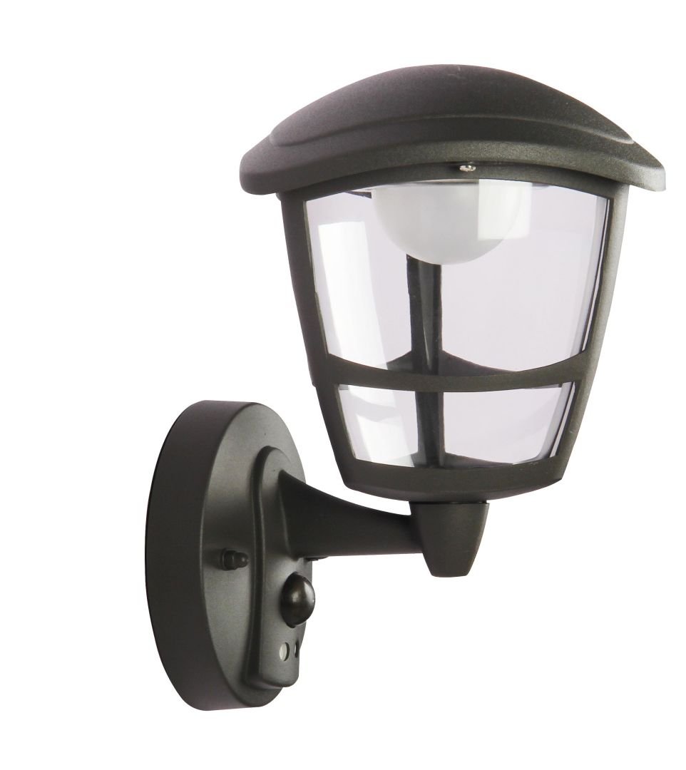 CEN LLDSE-108040 LED SVÍTIDLO LILANDA nástěnné SENZOR 10W 230VAC 4000K 806Lm 120d 195x256x112mm IP44 - CENTURY