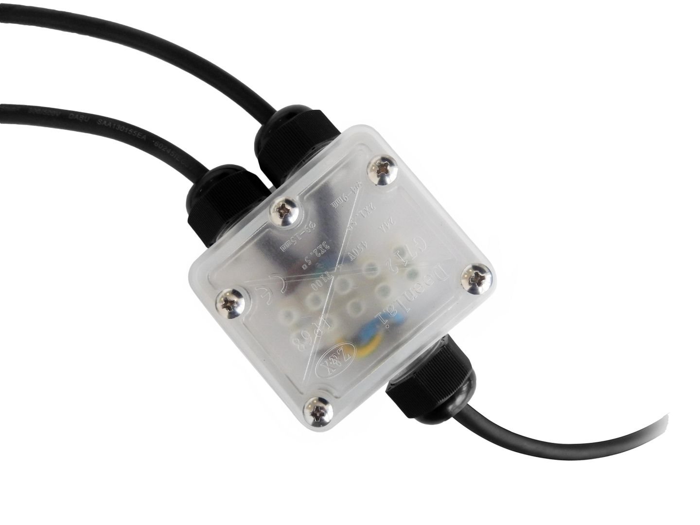 CEN CNB Kabelová spojka LED 3xkabel 3x2,5mm2, 450V/24A IP68 Box - CENTURY