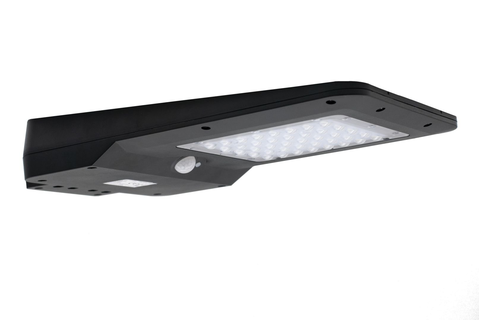 CEN LVT-159540 Solární LED SVÍTIDLO LVT se SENZOREM 15W 4000K 1600Lm 140d 413x232x58mm IP65 na sloup a zeď - CENTURY