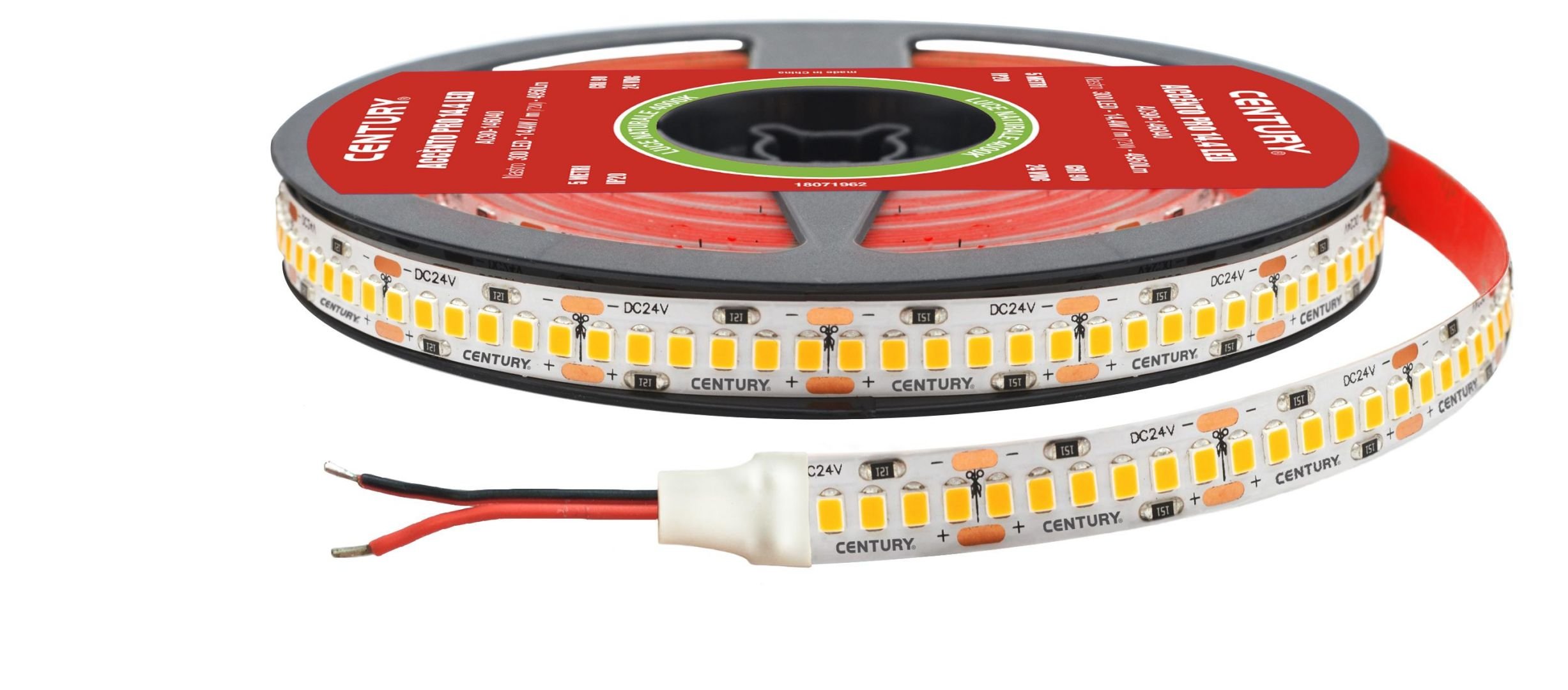 CEN AC90-146040 LED pásek ACCENTO PRO 14.4W 60 led/m 72W 4000K 4950Lm Ra90 120d IP20 24VDC - CENTURY