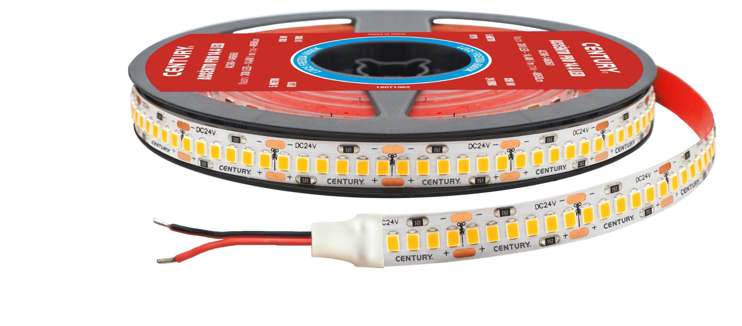 CEN AC90-146060 LED pásek ACCENTO PRO 14.4W 60 led/m 72W 6000K 4950Lm Ra90 120d IP20 24VDC - CENTURY