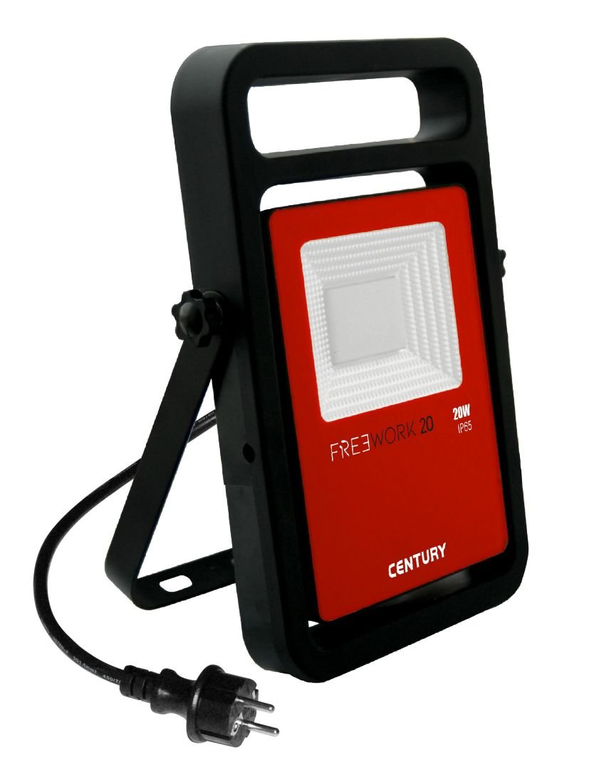 CEN FRW-200040 REFLEKTOR LED FREE WORK 20W 4000K 1500Lm s kabelem 2 metry IP65 - CENTURY