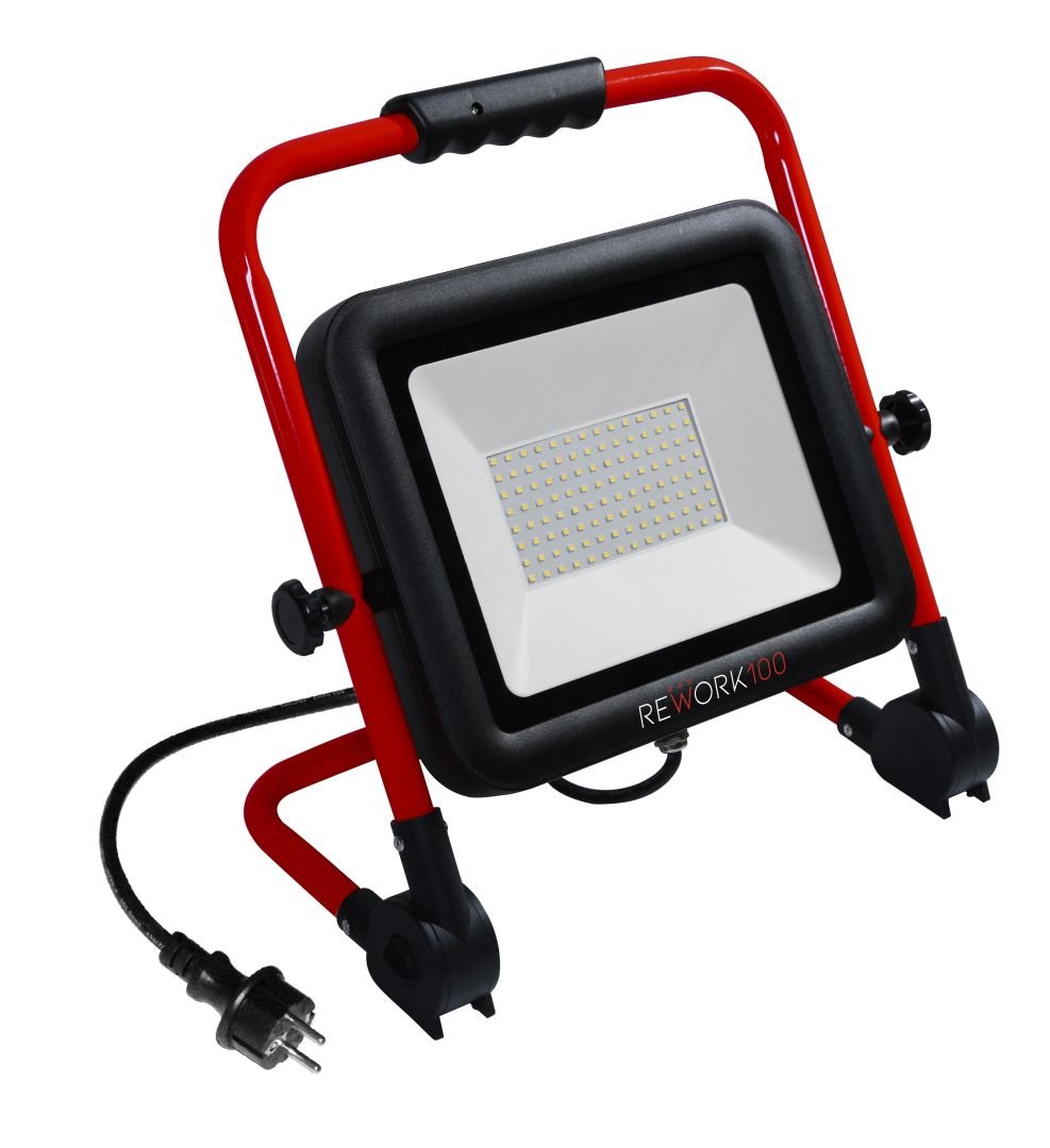CEN RW-1008540 REFLEKTOR LED REWORK PŘENOSNÝ. 100W 4000K 8000Lm s kabelem 2 metry IP65 - CENTURY