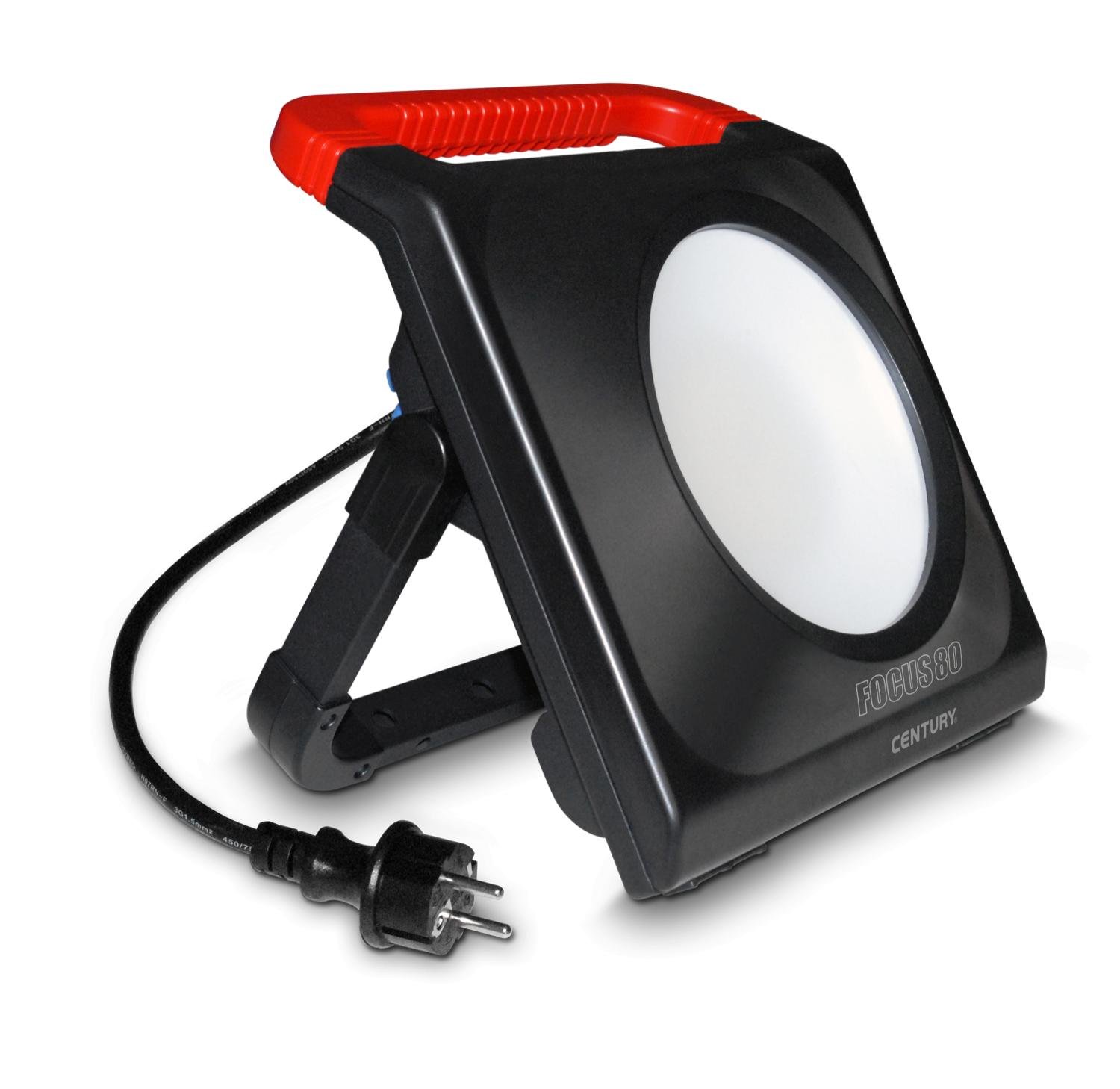 CEN FC-809540 REFLEKTOR LED FOCUS PŘENOSNÝ 80W 4000K 8000Lm 110d 295x112x342mm IP55 IK05 - CENTURY