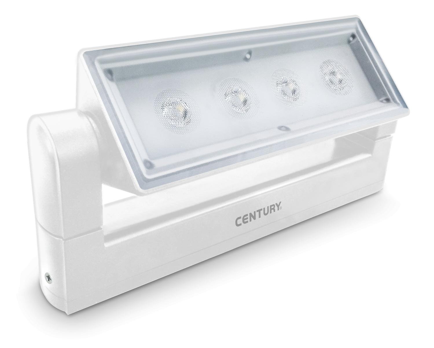 CEN HO-129540 WALL WASHER LED HORIENTA 12 12W 4000K 830Lm 230VAC 90d 220x40x103mm IP54 otočné 320d - CENTURY
