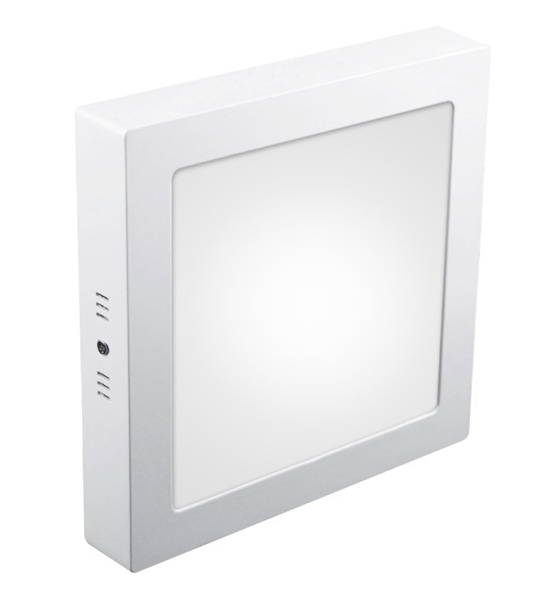 CEN PQP-243040 LED PANEL PLQUADRO HRANATÝ PŘISAZENÝ 300x300X35mm 24W 4000K 1920Lm 120d IP20 - CENTURY