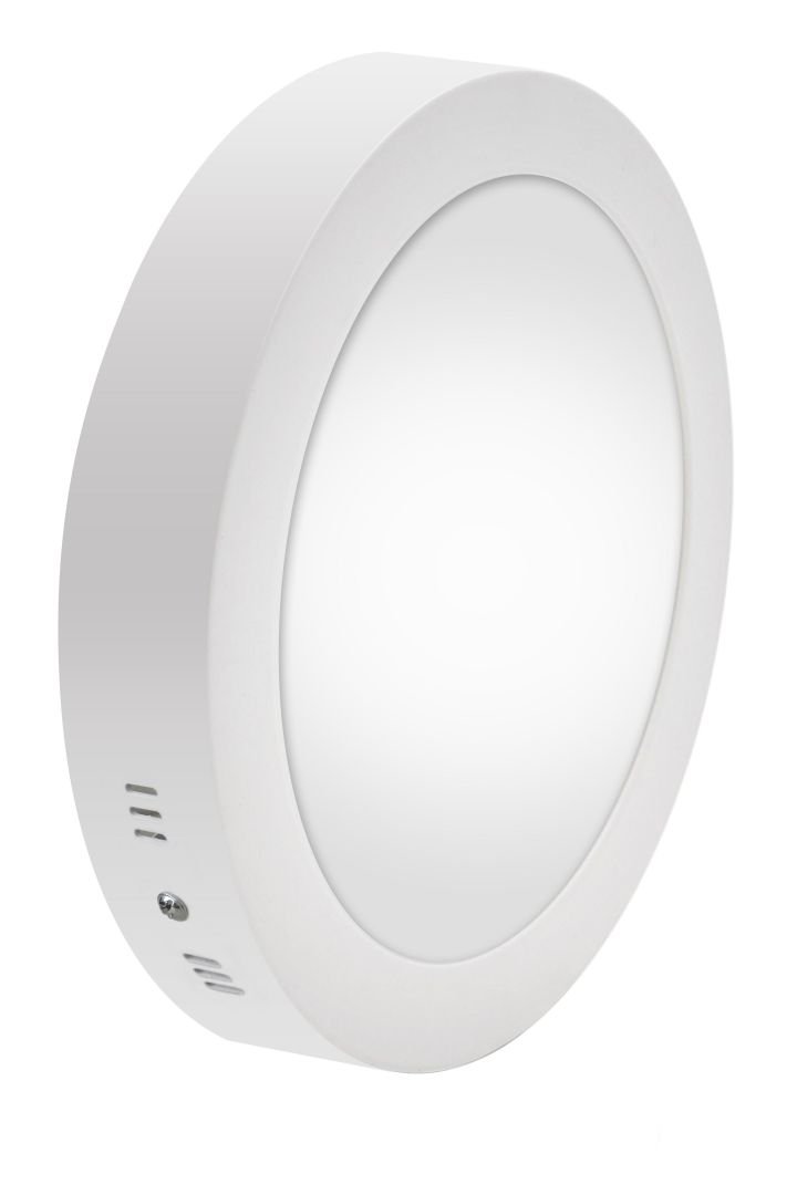 CEN PTP-182240 LED PANEL PLTONDO KRUH PŘISAZENÝ 220x38mm 18W 4000K 1440Lm 120d IP20 - CENTURY