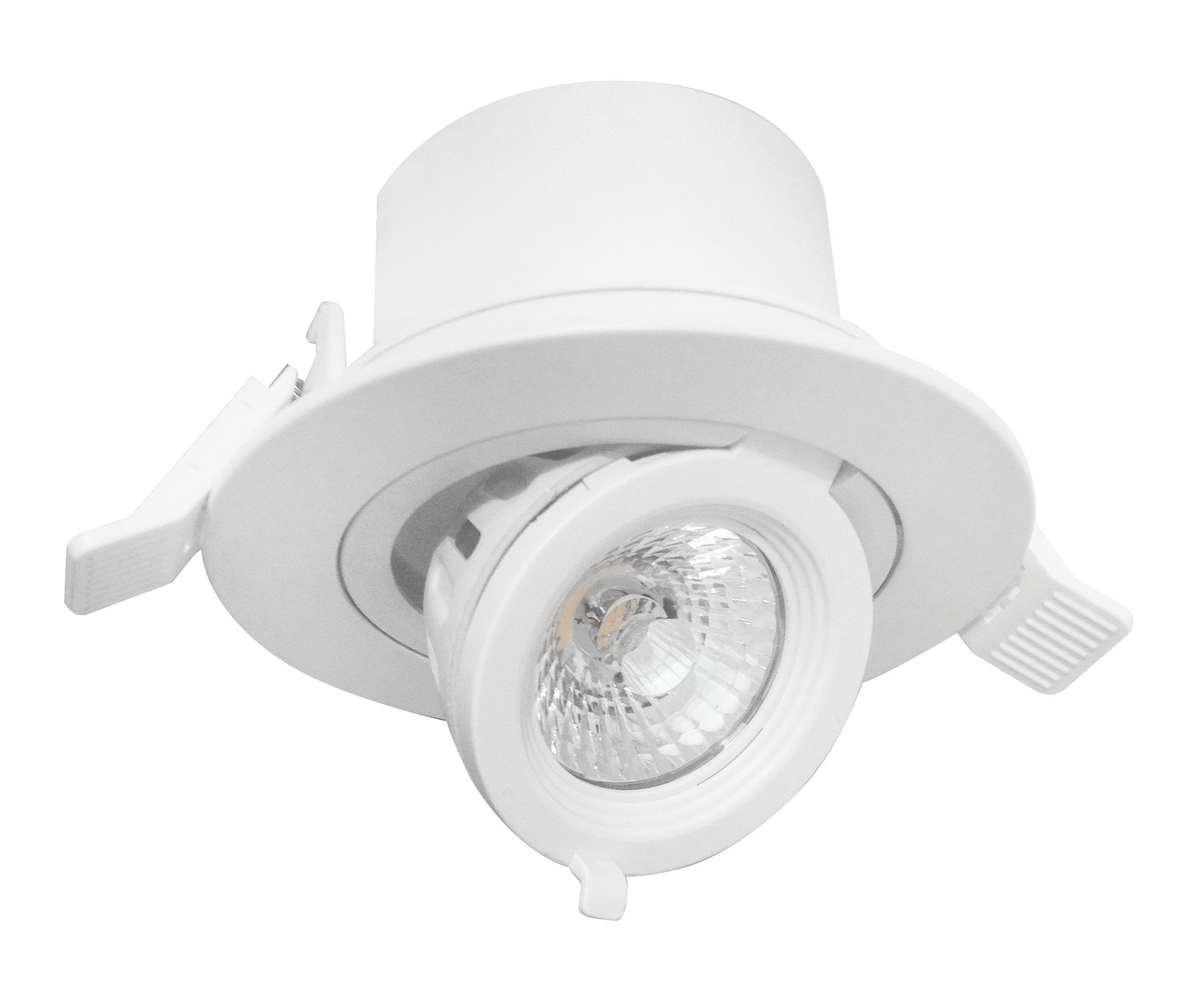 CEN RGOD-089030 LED SPOT REGIA ZAPUŠTĚNÉ VÝKLOPNÉ 90mm 8W 3000K Ra95 710Lm 38d DIMM IP20 - CENTURY