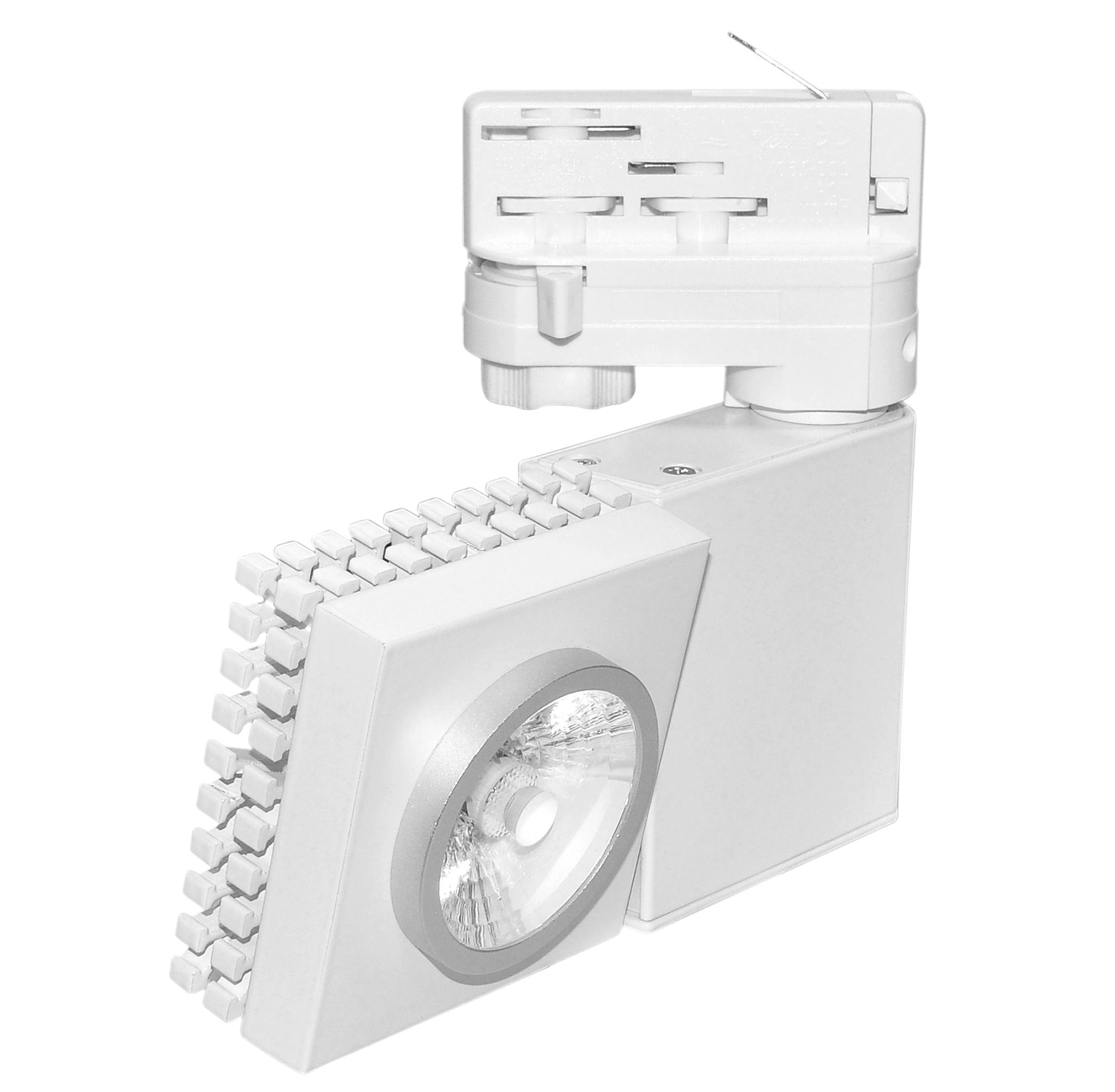 CEN RGSD-128030 SVÍTIDLO EURO TRACK SQUARE BÍLÉ 12W 3000K Ra95 1032Lm 38d DIMM IP20 - CENTURY