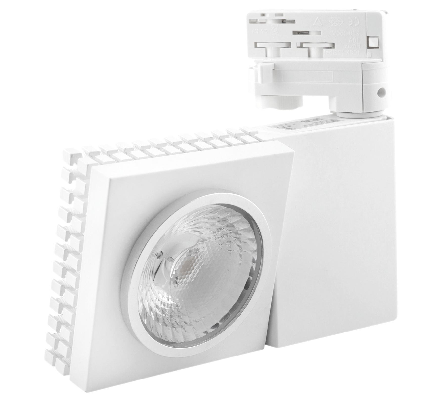 CEN RGSD-361140 SVÍTIDLO EURO TRACK SQUARE BÍLÉ 36W 4000K Ra95 3200Lm 38d DIMM IP20 - CENTURY