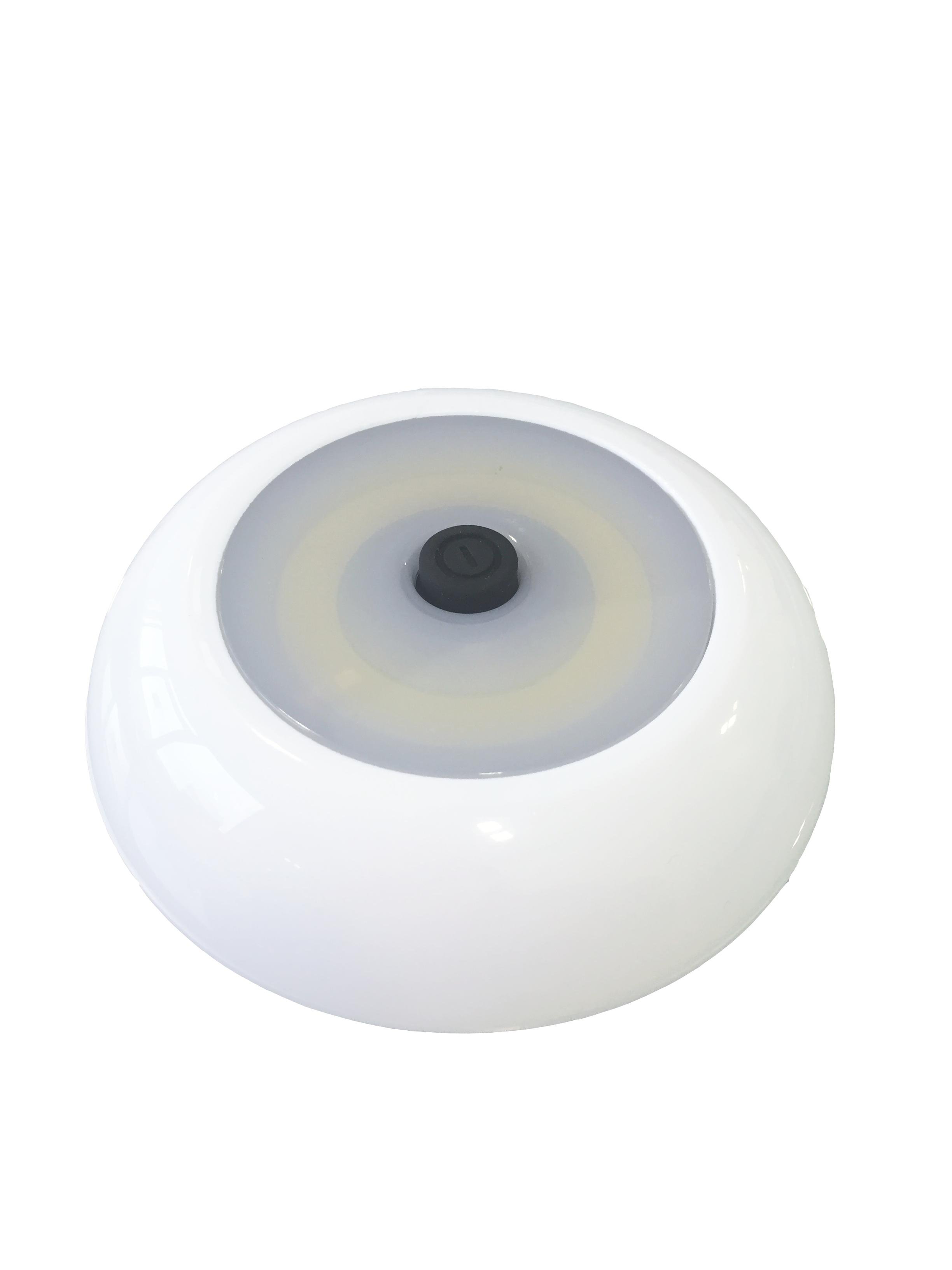CEN TRY-030040 LED SVÍTIDLO TERRY MINI na baterie 3x1,5V AAA přilepovací 3W 4000K 150Lm IP20 98x24x98mm - CENTURY