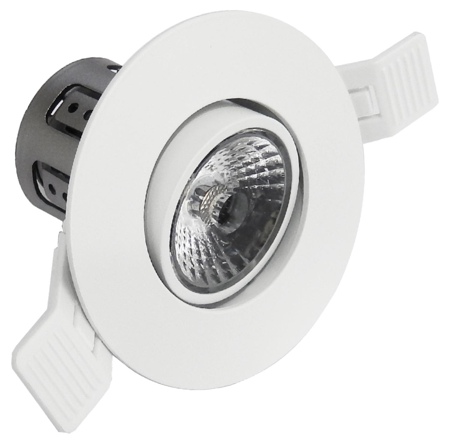 CEN VS-853840 LED SPOT VENUS ZAPUŠTĚNÉ VÝKLOPNÉ 70mm 8,5W 4000K Ra95 742Lm 38d DIMM IP20 - CENTURY