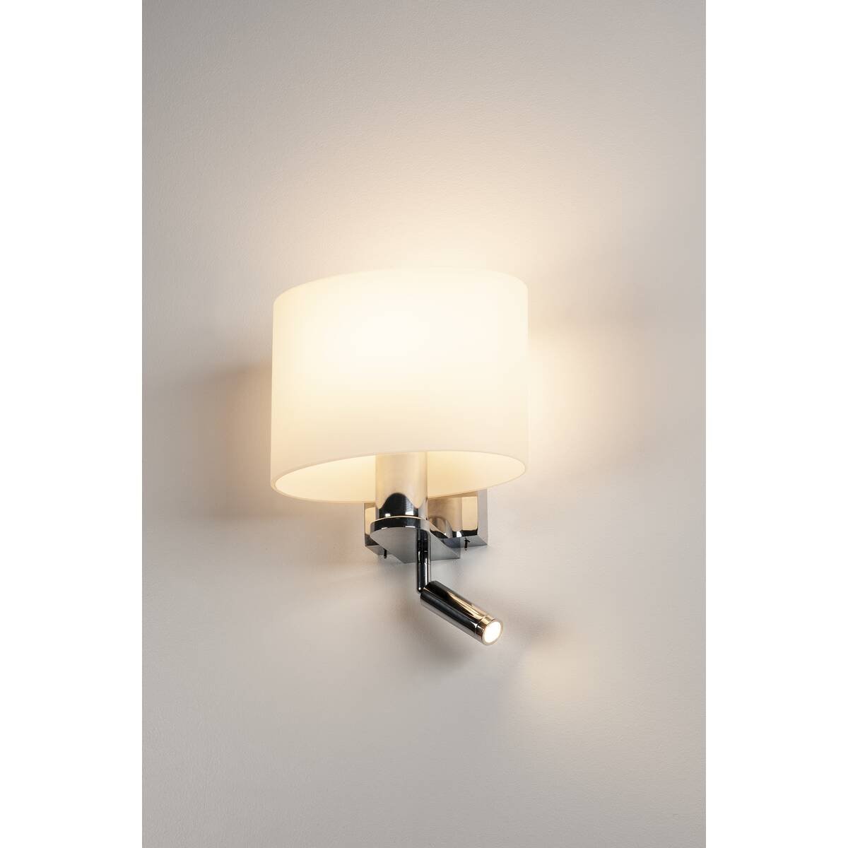 LA 1002855 Nástěnné svítidlo Kenkua E27 + LED 2W 200lm chrom / sklo - BIG WHITE (SLV) (obrázek 5)