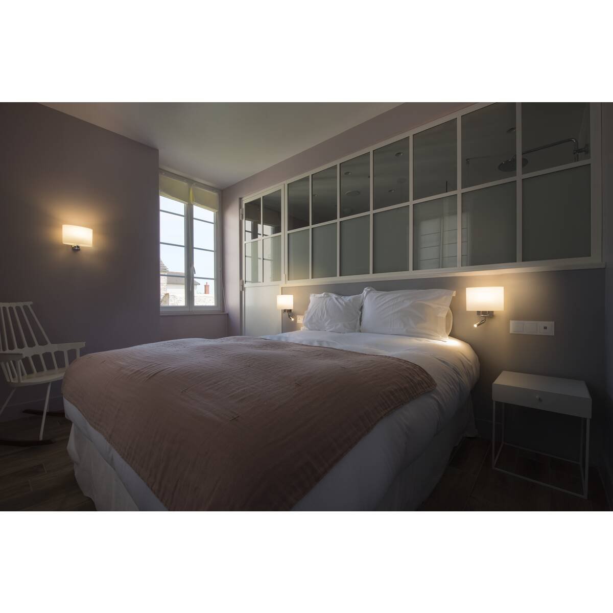 LA 1002855 Nástěnné svítidlo Kenkua E27 + LED 2W 200lm chrom / sklo - BIG WHITE (SLV) (obrázek 6)