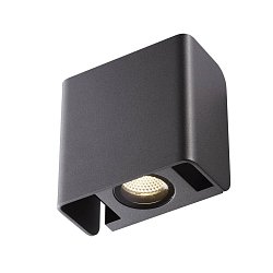 Obrázek pro produkt VÝPRODEJ VZORKU Nástěnné svítidlo MANA antracit LED 12W 325lm 3000K - BIG WHITE (SLV)