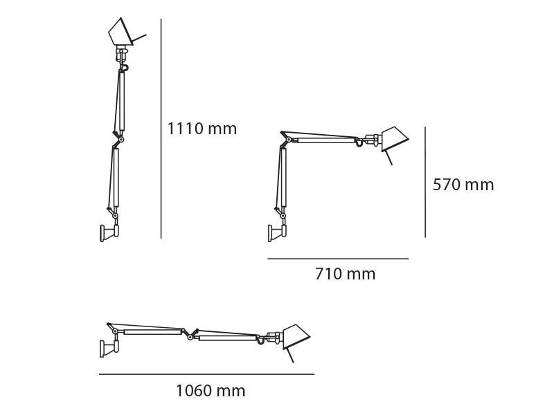 AR A005920 Stolní lampa TOLOMEO MINI těleso bez podstavce bílá - ARTEMIDE (obrázek 3)