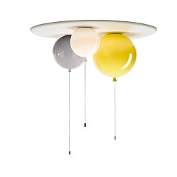 Obrázek pro produkt Stropní svítidlo MEMORY SET SMALL 25cm + 30cm + 40cm vč. montážní desky 110cm - BROKIS B