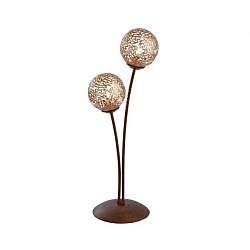 Obrázek pro produkt Stolní lampa GRETA dvojramenná zlatohnědá 2x G9 40W 53cm - PAUL NEUHAUS