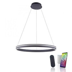 Obrázek pro produkt Závěsné svítidlo Q-VITO Smart Home antracit 58W 2700-5000K 2600lm 79,4cm - PAUL NEUHAUS