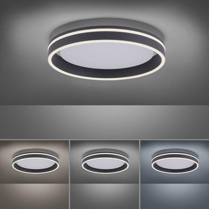 PN 8414-13 Q-VITO LED stropní svítidlo Smart-Home antracit s měnitelnou teplotou chromatičnosti s pamětí a ovladačem stmívání ZigBee 2700-5000K - PAUL NEUHAUS (obrázek 5)