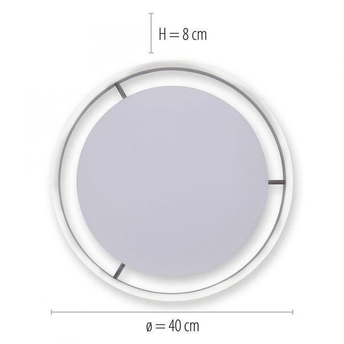 PN 8414-13 Q-VITO LED stropní svítidlo Smart-Home antracit s měnitelnou teplotou chromatičnosti s pamětí a ovladačem stmívání ZigBee 2700-5000K - PAUL NEUHAUS (obrázek 6)