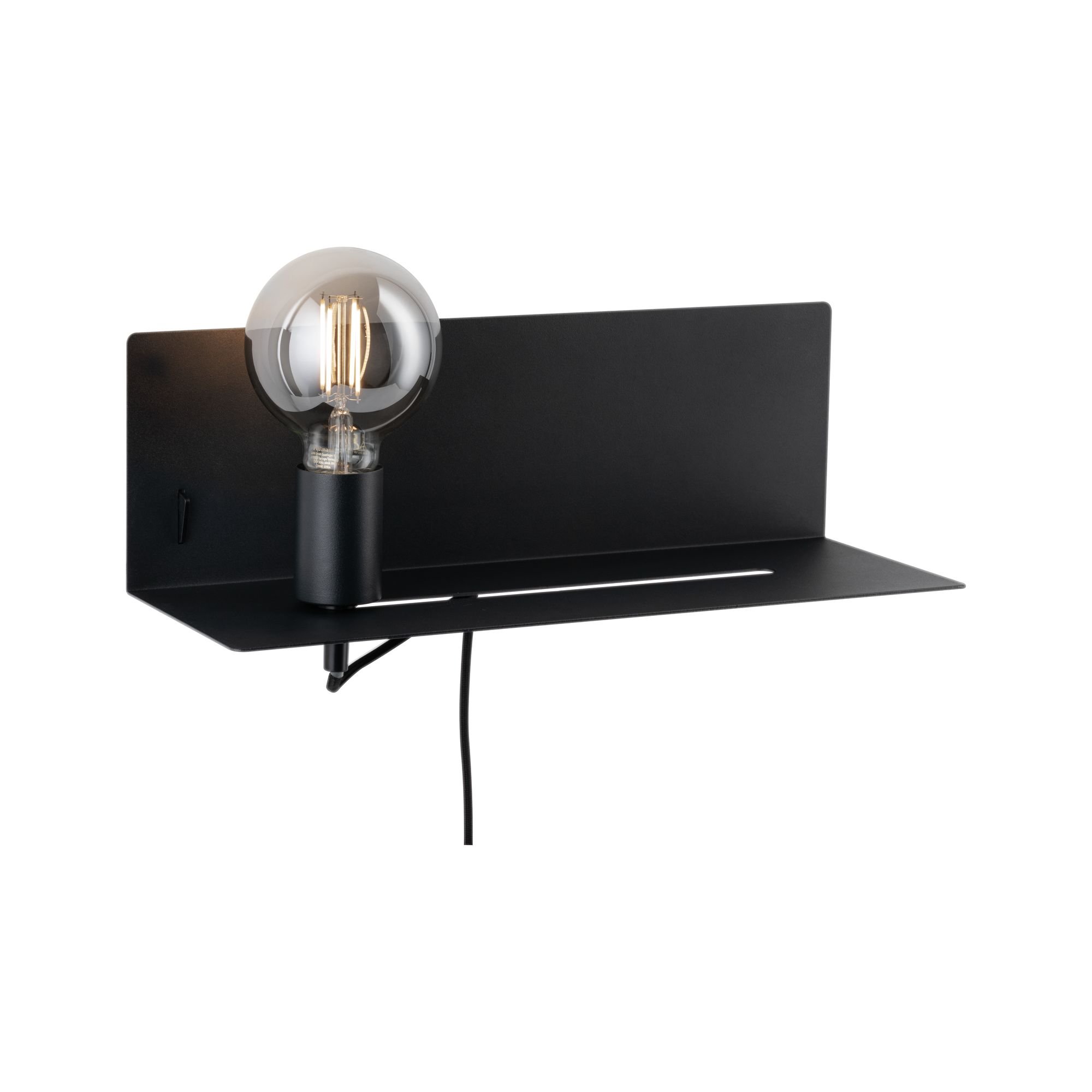 P 78920 Nástěnné svítidlo Ablage Devara E27 max. 40W černá / kov USB - PAULMANN (obrázek 19)