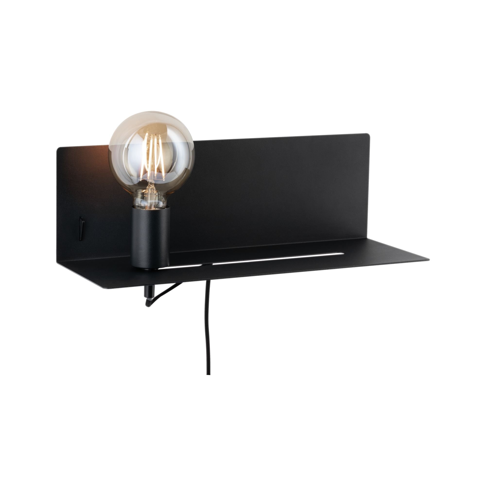 P 78920 Nástěnné svítidlo Ablage Devara E27 max. 40W černá / kov USB - PAULMANN (obrázek 21)