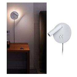 Obrázek pro produkt LED nástěnné svítidlo Tabari 4 W/ 1,4 W bílá/chrom, kov - PAULMANN
