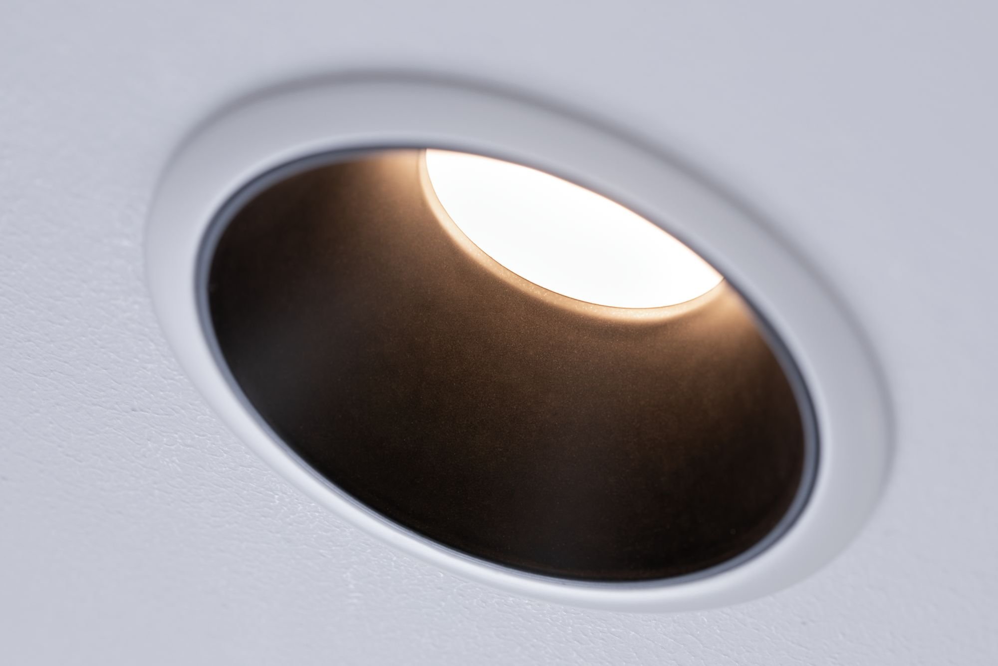P 93401 Vestavné svítidlo LED Cole 6,5W bílá/černá mat 3-krokové-stmívatelné 2700K teplá bílá - PAULMANN (obrázek 4)