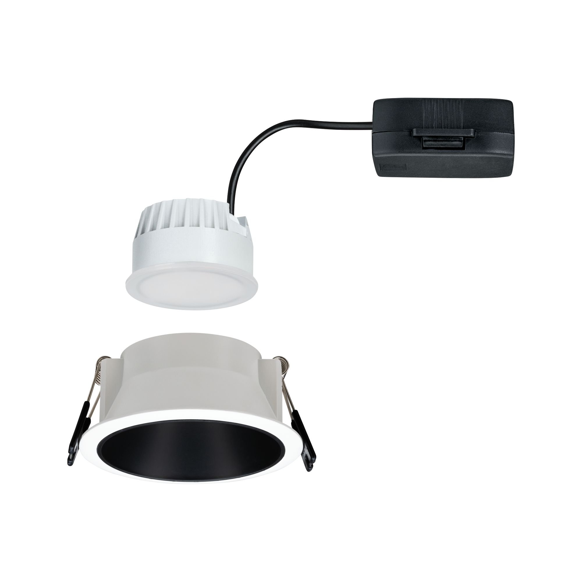 P 93401 Vestavné svítidlo LED Cole 6,5W bílá/černá mat 3-krokové-stmívatelné 2700K teplá bílá - PAULMANN (obrázek 6)