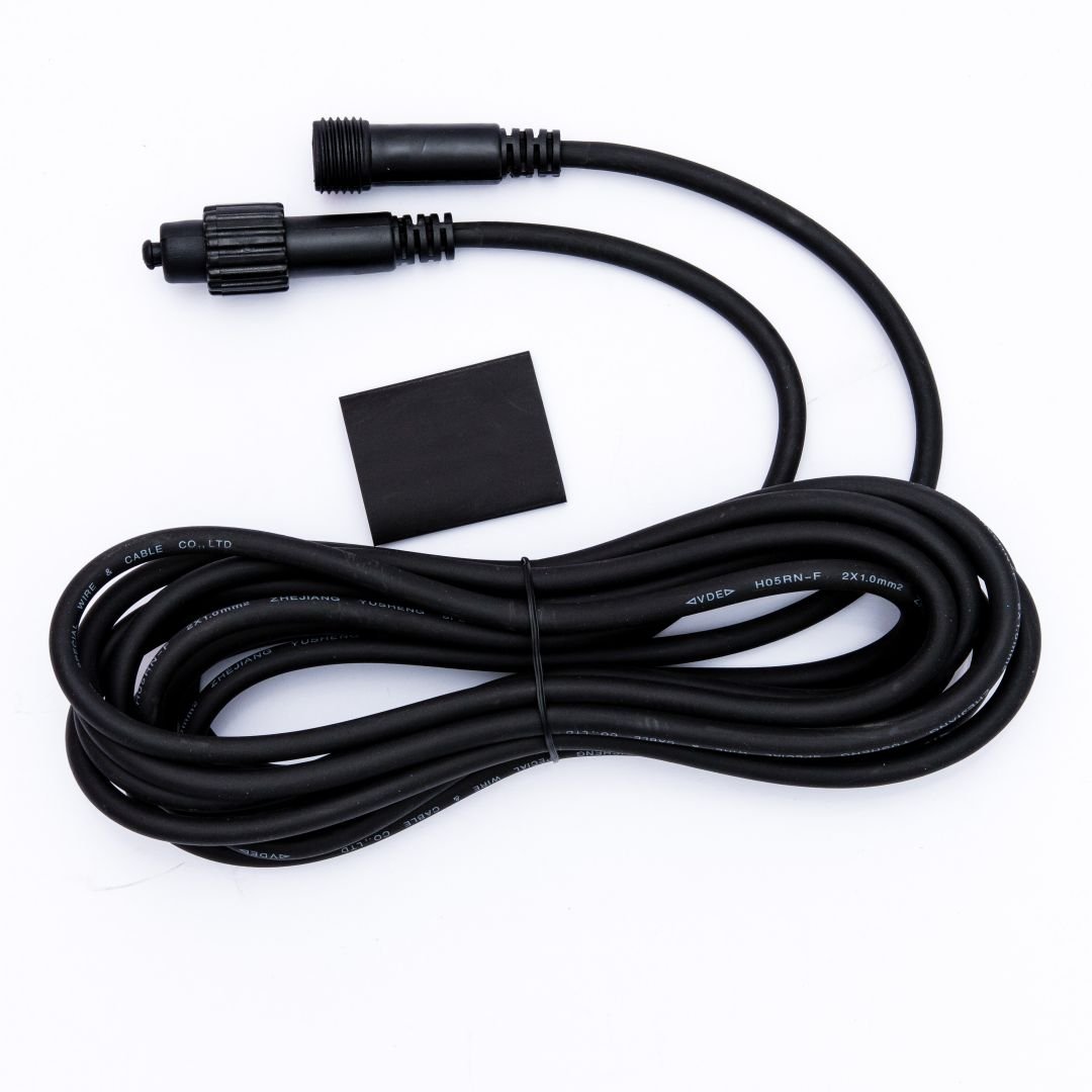 DLED EFX15 DecoLED Prodlužovací kabel, černý, 5m, IP67 EFX15 (obrázek 3)