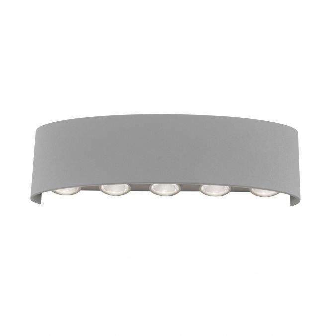PN 9489-21 CARLO LED nástěnné svítidlo, venkovní osvětlení, stříbrná 3000K - PAUL NEUHAUS