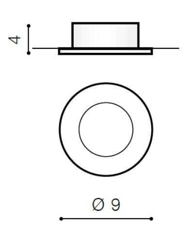 AZZ AZ0809 Koupelnové stropní zápustné bodové svítidlo Azzardo Emilio black AZ0809 MR16/GU10 1x50W IP54 9cm černé - AZZARDO (obrázek 6)