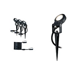 Obrázek pro produkt Plug & Shine prodlužovací sada zápich Sting IP67 3000K 3x6W stmívatelné - PAULMANN
