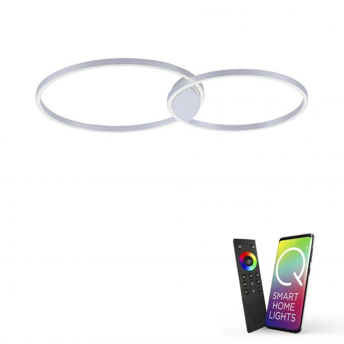 PN 6589-95 Q-KATE, LED stropní svítidlo, Smart Home ZigBee 2700-5000K - PAUL NEUHAUS